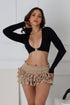 Jayce Contour Clasp Long Sleeve Top